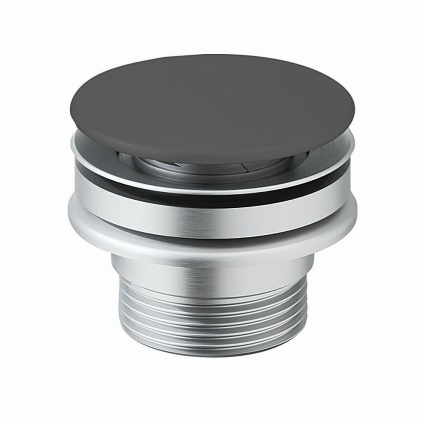 Cutout image of Crosswater 3ONE6 Slate Basin Click-Clack Waste